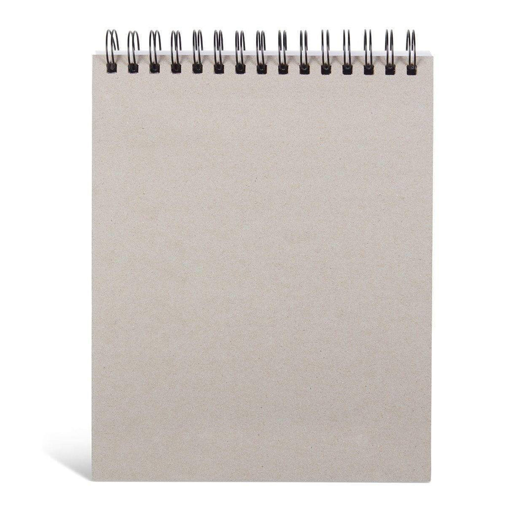 Drawing Paper Pads - Top Spiral - 8" x 10" - 2 Pack - 75 Sheets Each