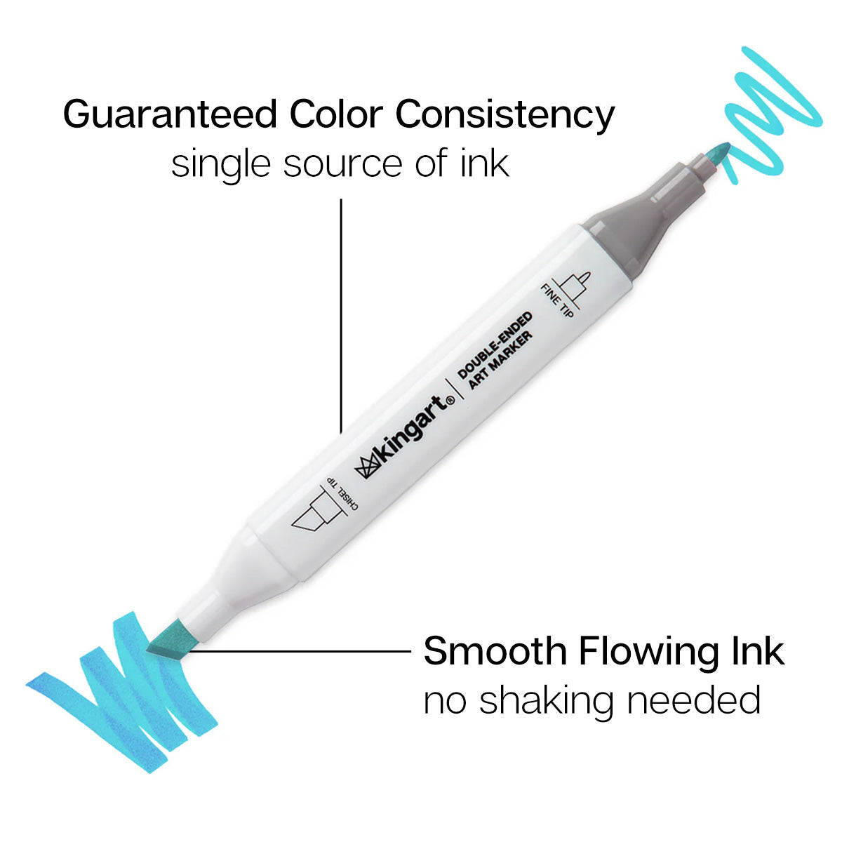 Double-Ended Alcohol Markers - 60 Colors